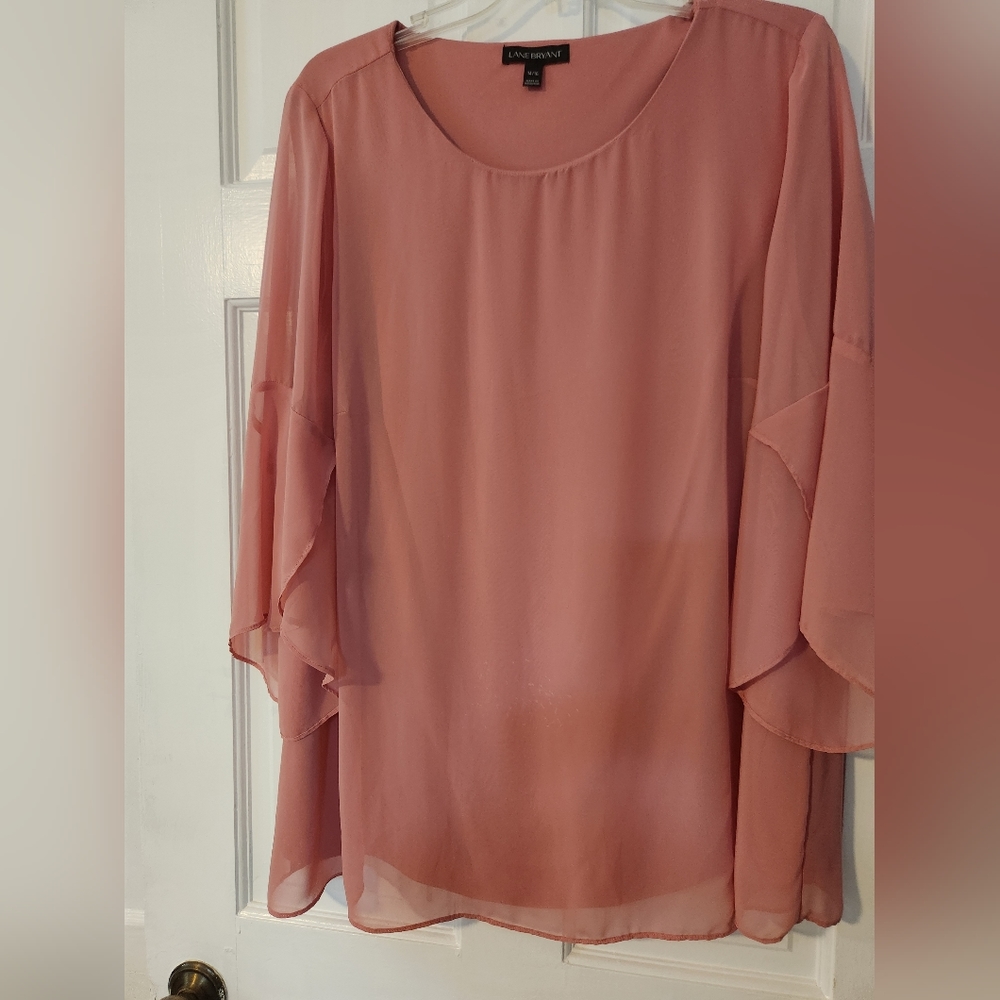 Blush pink blouse